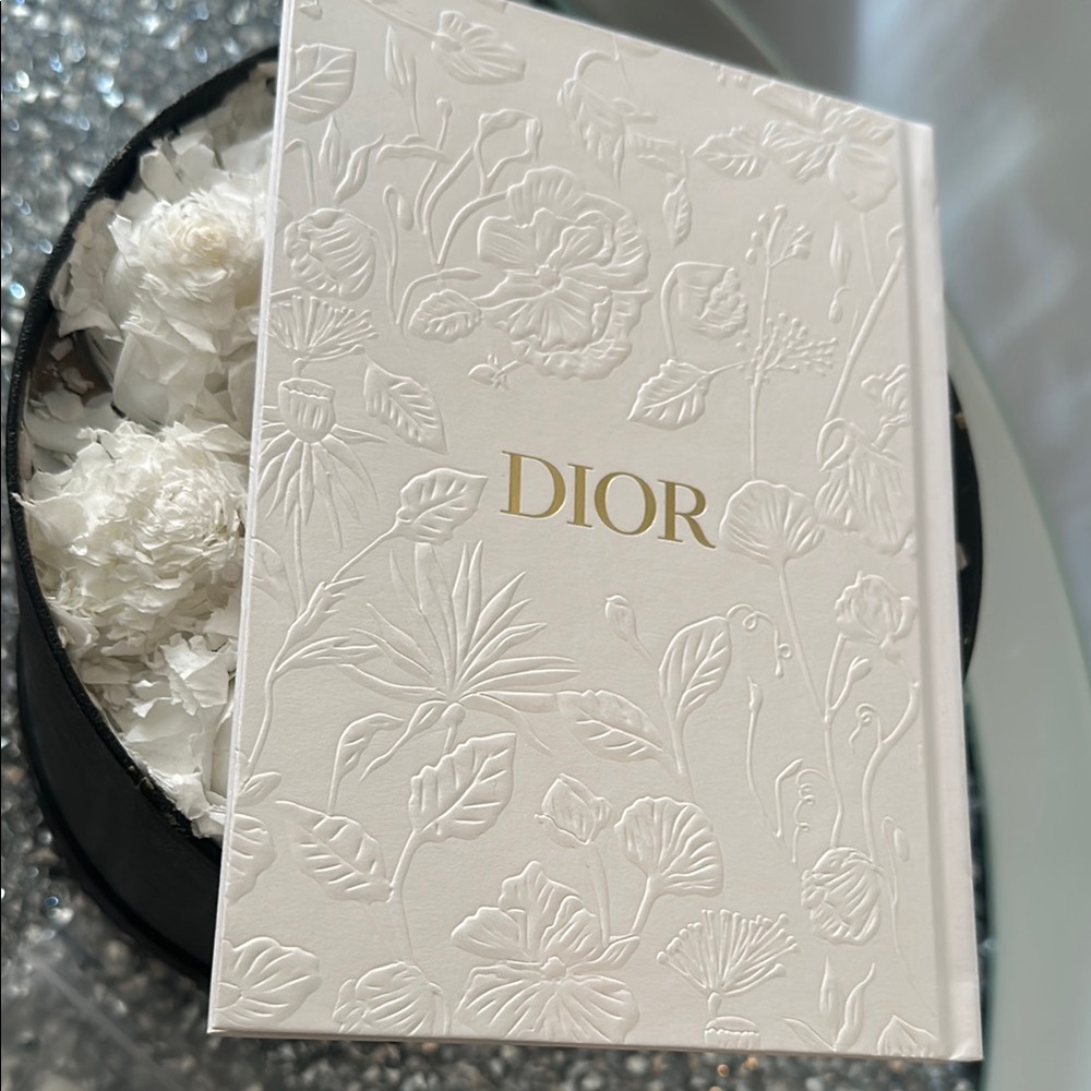 Dior Embossed Floral Notebook